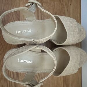 Larroude Miso Sandals with Ankle Strap